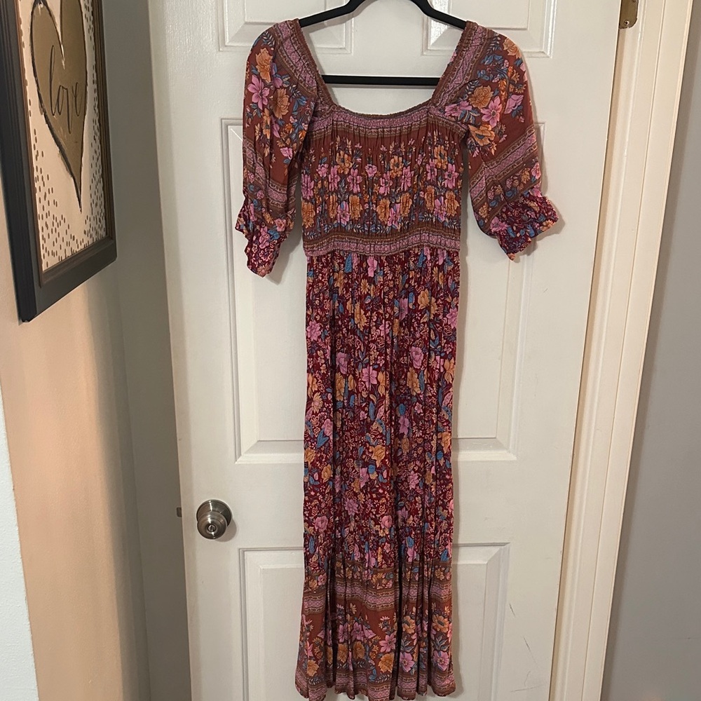 Amazon Floral Bohemian Maxi Dress